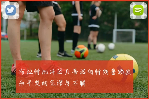 布拉特批评因凡蒂诺向特朗普颁发和平奖的荒谬与不解