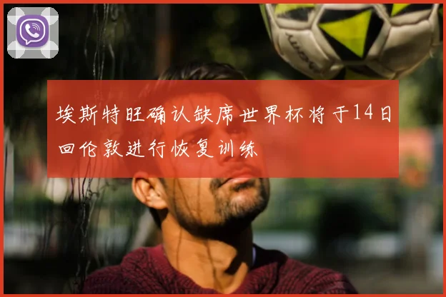 埃斯特旺确认缺席世界杯将于14日回伦敦进行恢复训练