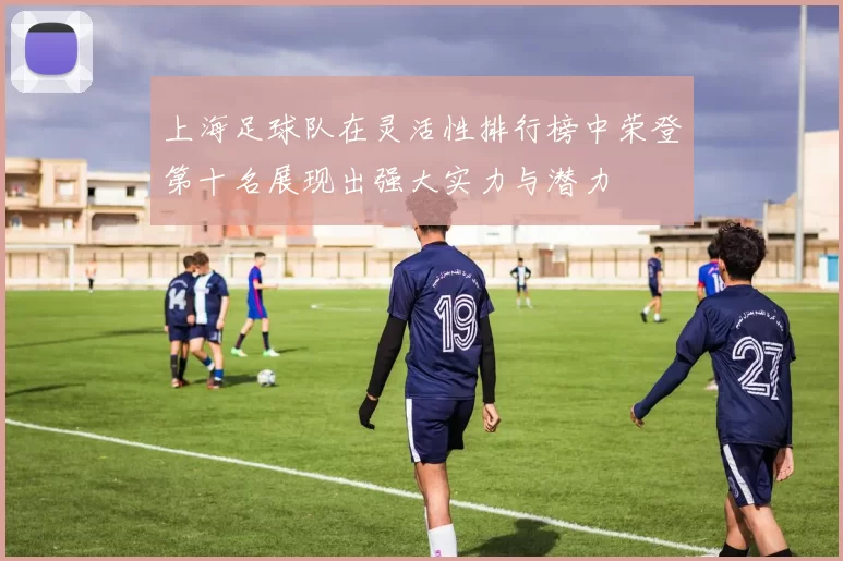 上海足球队在灵活性排行榜中荣登第十名展现出强大实力与潜力